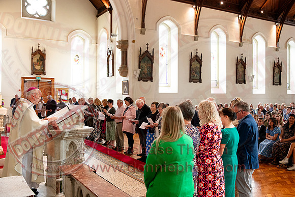 Bishop Larry Duffy commissions 45 members of Parish Bereavement Team in The Holy Cross Church, Lisnaskea-15