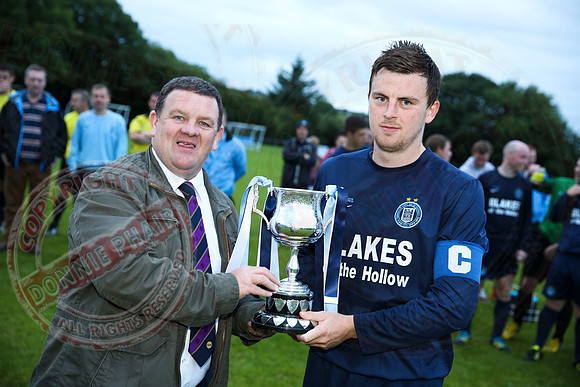 Enniskillen Town (2) V Strathroy Harps (2) in Kennedy Cup Final.