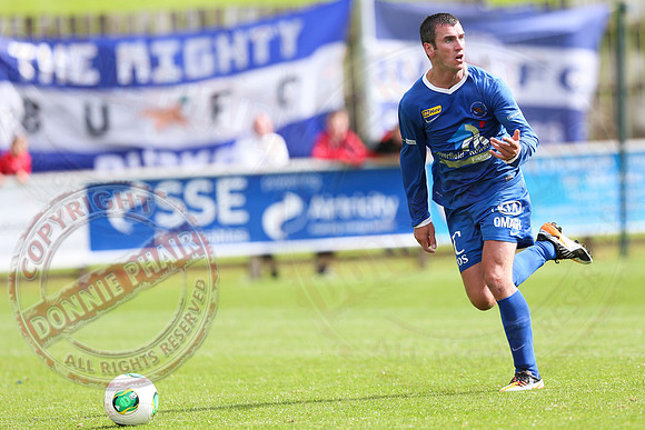 Ballinamallard United (1) V Crusaders (0) in Danske Irish Premier League.