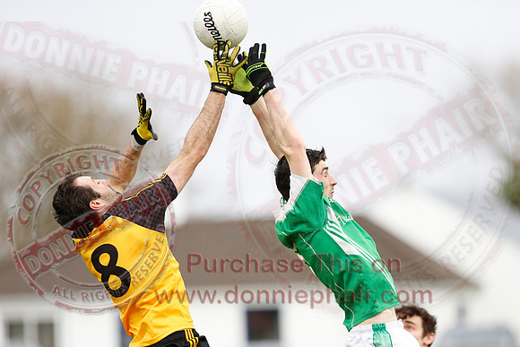 Erne Gaels (0-9) V Roslea (2-9) in Senior GAA Football League Division 1.-1