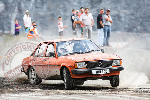 Enniskillen Motor Club Rally Time Trial at Clarke's Quarry, Lisnaskea.