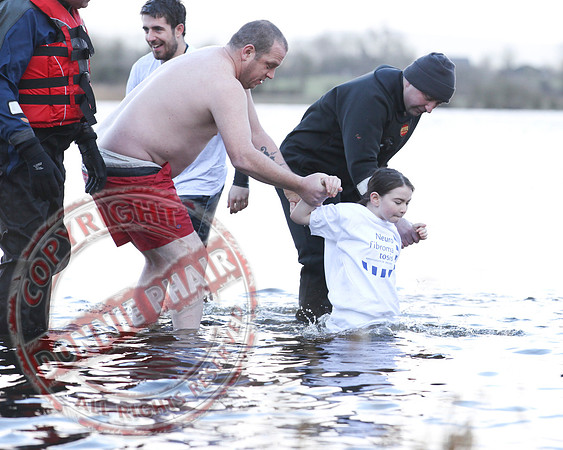 Galloon Island Charity Swim taken near Newtowbutler, County Fermanagh.  The swim takes place every year as with the people swimming for charity.