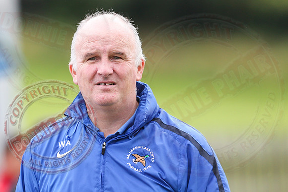 Ballinamallard United (1) V Crusaders (0) in Danske Irish Premier League.