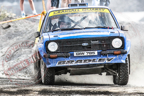 Enniskillen Motor Club Rally Time Trial at Clarke's Quarry, Lisnaskea.