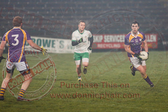 Derrygonnelly (0-7) V Ederney (0-6) in Senior GAA Football League Division 1A Final.