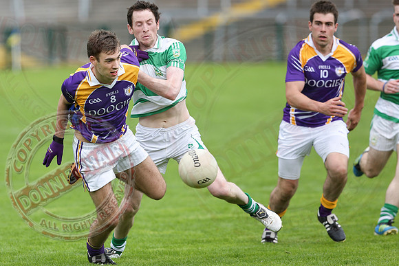 Derrygonnelly (2-8) V Teemore (1-7) in Senior GAA Championship.