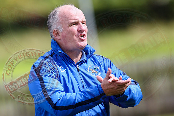 Ballinamallard United (1) V Crusaders (0) in Danske Irish Premier League.