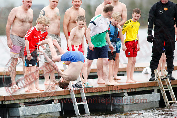New Years Day Charity Swim at Galloon Island, Newtownbutler.