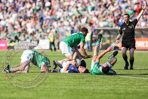 Fermanagh (-0-10)  Cavan (1-14) in All Ireland Qualifier Round Two.