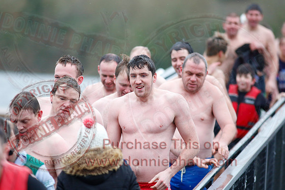 New Years Day Charity Swim at Galloon Island, Newtownbutler.