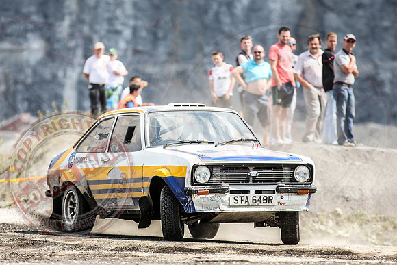 Enniskillen Motor Club Rally Time Trial at Clarke's Quarry, Lisnaskea.