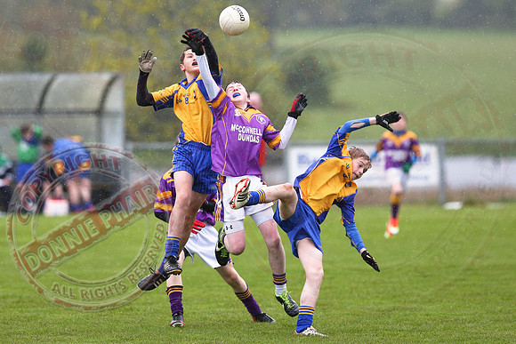 Enniskillen Gaels (5-6) V Derrygonnelly (1-3) in U14 GAA Division One Final.