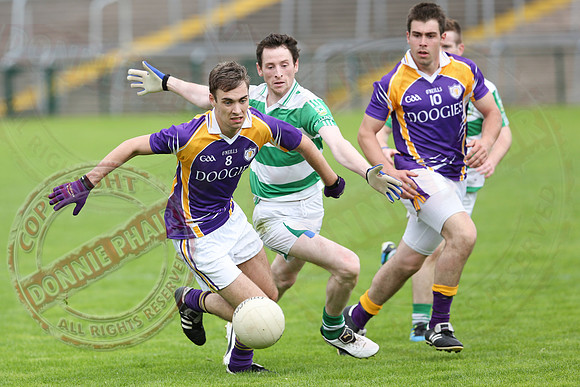 Derrygonnelly (2-8) V Teemore (1-7) in Senior GAA Championship.