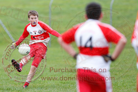 St. Pat's (10-9) V Brookeborough (4-6) in U14 GAA Football League Section B.