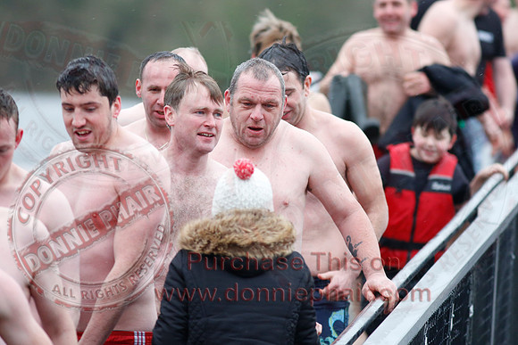 New Years Day Charity Swim at Galloon Island, Newtownbutler.