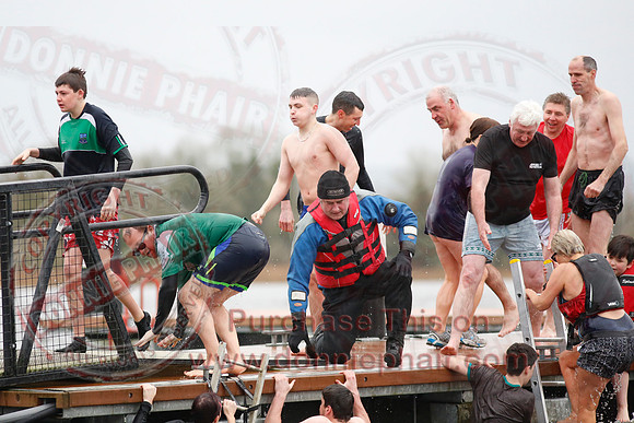 New Years Day Charity Swim at Galloon Island, Newtownbutler.