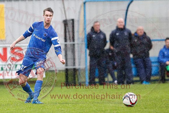 Ballinamallard (0) V Ballymena (1) in IFA Premiership.
