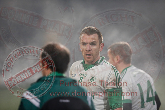 Derrygonnelly (0-7) V Ederney (0-6) in Senior GAA Football League Division 1A Final.