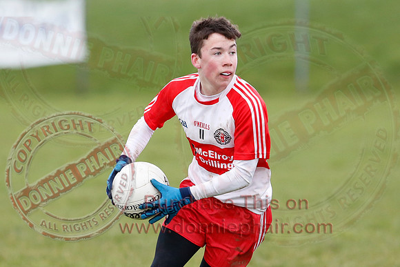 St. Pat's (10-9) V Brookeborough (4-6) in U14 GAA Football League Section B.