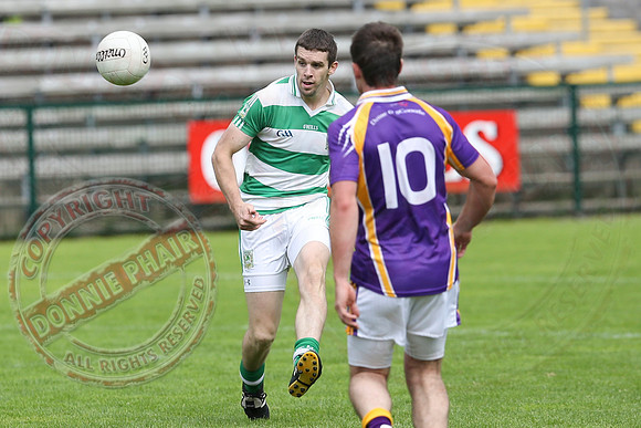 Derrygonnelly (2-8) V Teemore (1-7) in Senior GAA Championship.