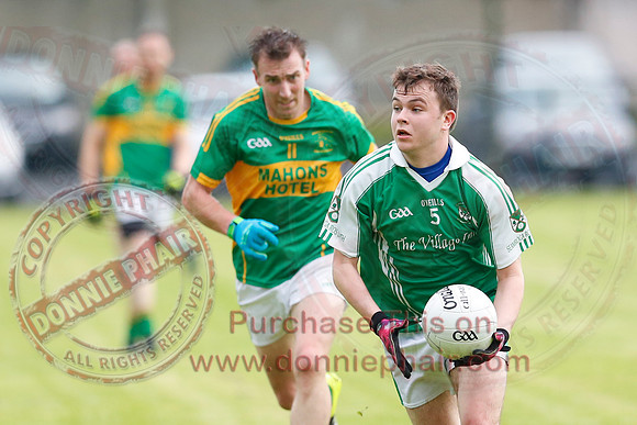Irvinestown (1-7) V Roslea (1-8) in Senior GAA Football League Division 1.