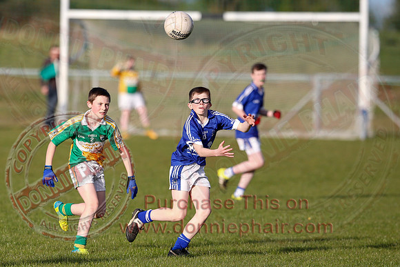 Kinawley (4-4) V Derrylin (10-14) in U14 GAA Football League Division 2.