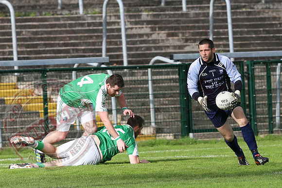 Roslea (1-12) V Belcoo (1-9) in Senior GAA Football Championshp Final.