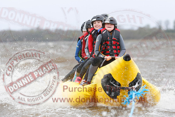 Banana Boating at the Share Centre, Lisnaskea.