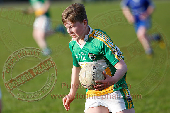 Kinawley (4-4) V Derrylin (10-14) in U14 GAA Football League Division 2.