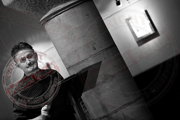 Kevin Quinn Poetry Reading in St. Michael's Crypt, Enniskillen.