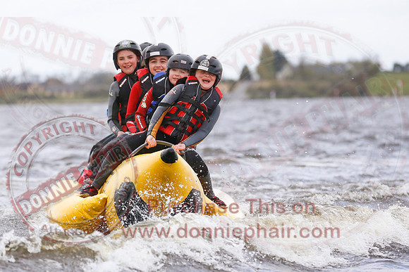 Banana Boating at the Share Centre, Lisnaskea.