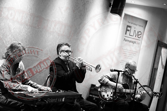 Just Sow Jazz performing a Jazz Brunch in The Enniskillen Hotel.