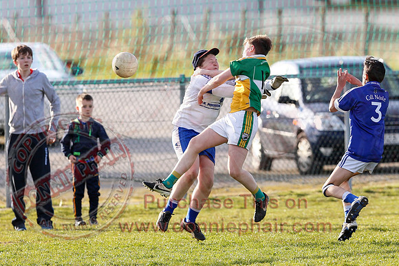 Kinawley (4-4) V Derrylin (10-14) in U14 GAA Football League Division 2.