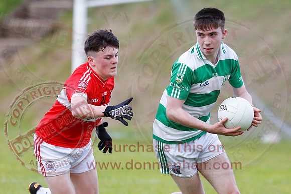 Teemore (3-7) V Belnaleck (1-12) in Minor GAA Football League Division 4 Final.