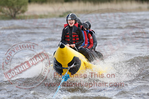 Banana Boating at the Share Centre, Lisnaskea.