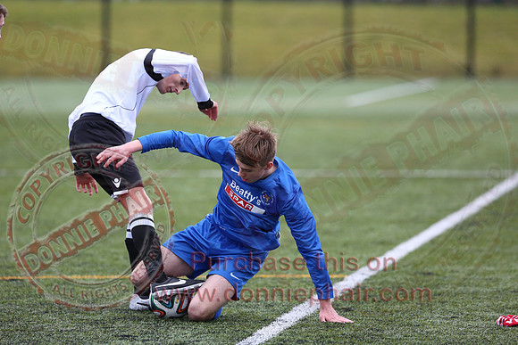 Ballinamallard United III (3) V Lisburn Distillery (3) in IFA Youth League