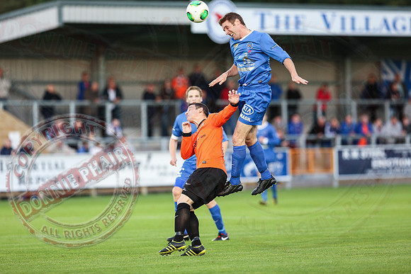 Ballinamallard United (0) V Glenavon (2) in IFA Premiership.