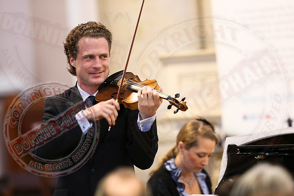 Vladimir and Olga Jablokov playing Classical Music in St. Michael's Church, Enniskillen.