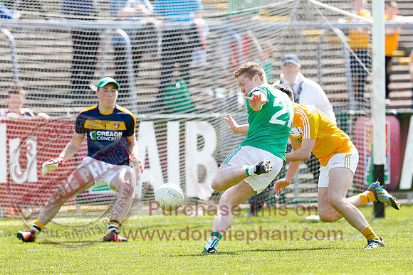 Fermanagh (2-9) V Antrim (4-10) in Ulster Minor GAA Football Championship First Round.