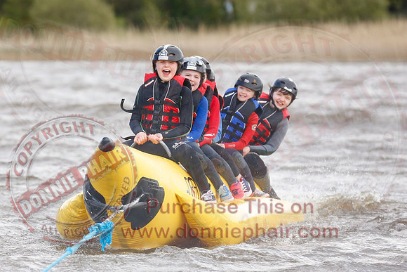 Banana Boating at the Share Centre, Lisnaskea.