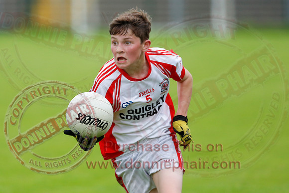 Belnaleck (6-9) V Irvinestown (4-7) in U14 B GAA Football Championship Final.