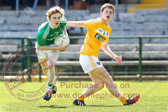 Fermanagh (2-9) V Antrim (4-10) in Ulster Minor GAA Football Championship First Round.
