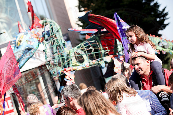 FLive Dragon Parade in Enniskillen.