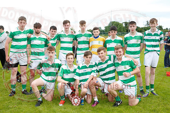 Teemore (3-7) V Belnaleck (1-12) in Minor GAA Football League Division 4 Final.