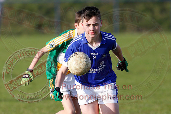 Kinawley (4-4) V Derrylin (10-14) in U14 GAA Football League Division 2.