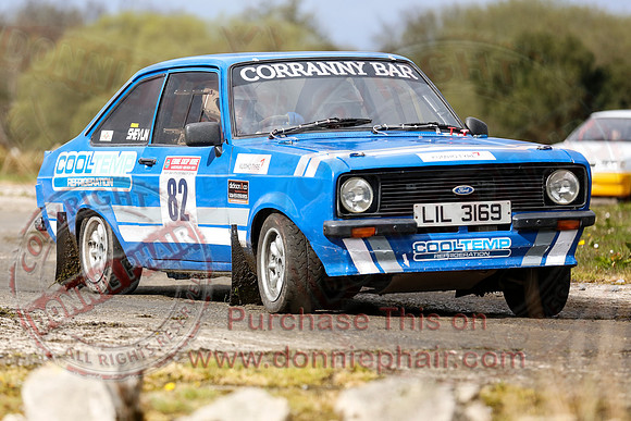 The Enniskillen Motor Club May Day Rally at Enniskillen Airport.