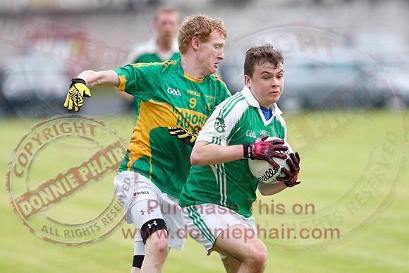 Irvinestown (1-7) V Roslea (1-8) in Senior GAA Football League Division 1.