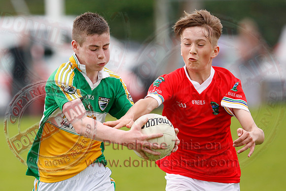 Newtownbutler (3-15) V Derrylin (2-6) in GAA Football U14 Division 2 Final.