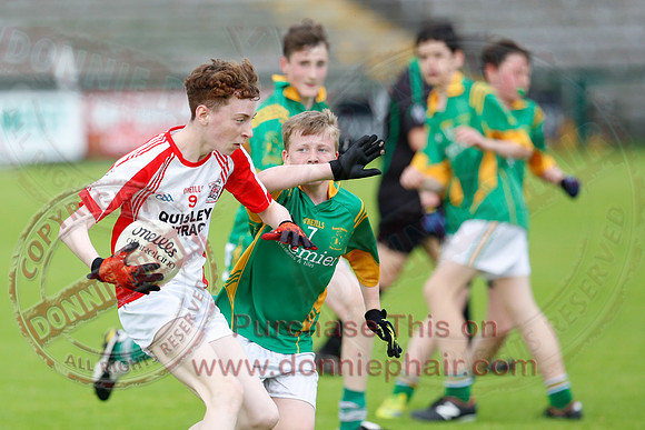 Belnaleck (6-9) V Irvinestown (4-7) in U14 B GAA Football Championship Final.
