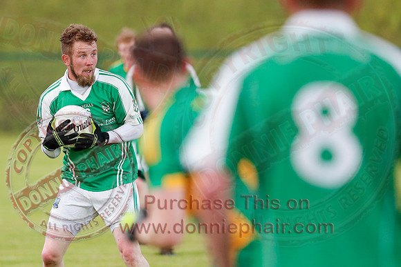 Irvinestown (1-7) V Roslea (1-8) in Senior GAA Football League Division 1.